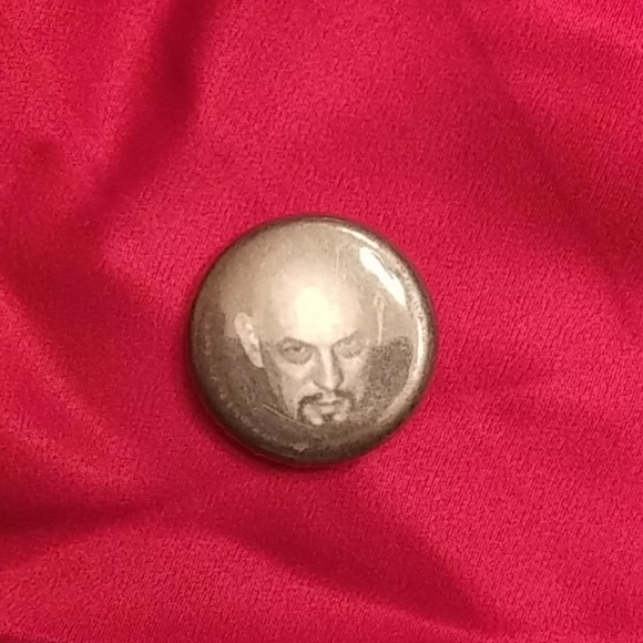 Hot Topic Jewelry - Vintage Hot Topic Satanic Anton Lavey Button!